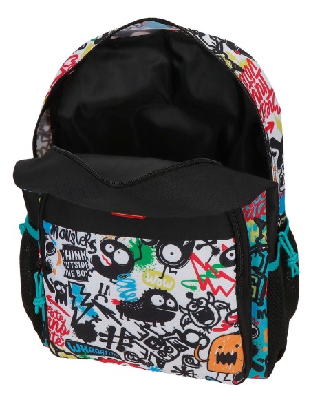 MOCHILA ADAP. 40CM. C/CARRO. MOVOM MONSTERS